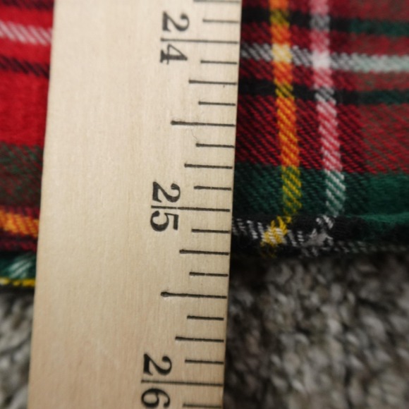 Eddie Bauer Shirt Mens M Red Plaid Flannel Button Up Long Sleeve Outdoor Hike - Picture 8 of 11